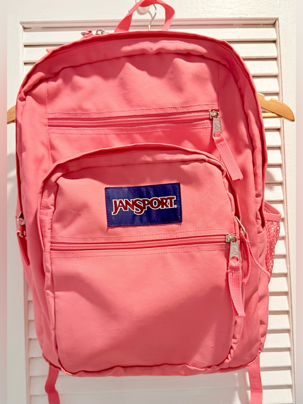 JanSport Big Student 17" Backpack Fits 15" Laptop Water Resistant - Posh Pink